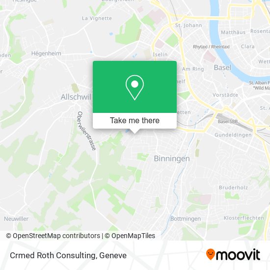 Crmed Roth Consulting map