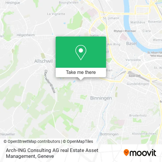 Arch-ING Consulting AG real Estate Asset Management map