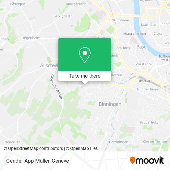 Gender App Müller map