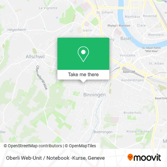 Oberli Web-Unit / Notebook -Kurse map