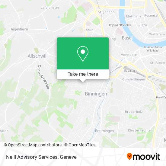Neill Advisory Services map