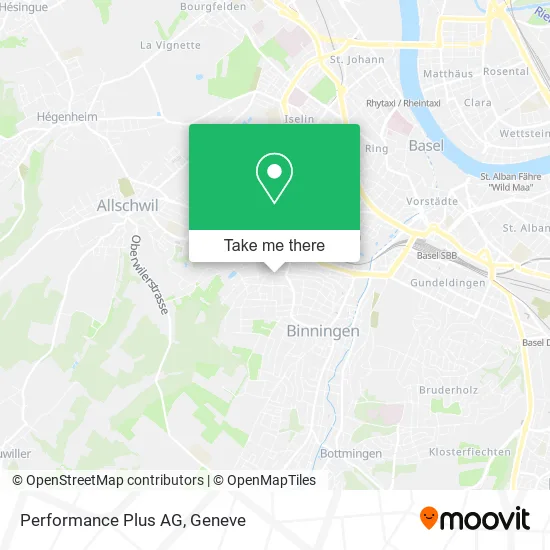 Performance Plus AG map