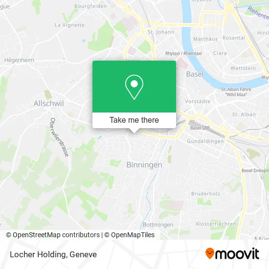 Locher Holding map