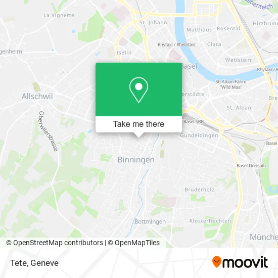 Tete map