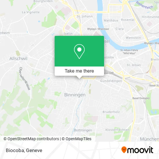 Biocoba map