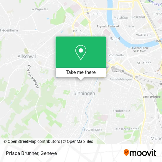 Prisca Brunner map