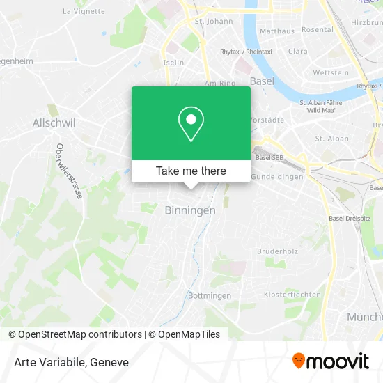 Arte Variabile map