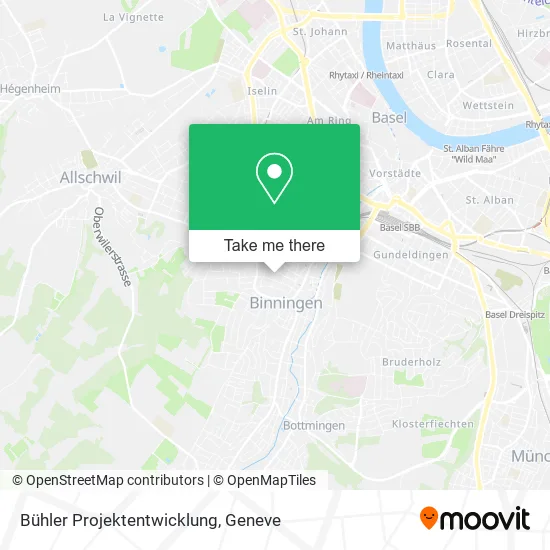 Bühler Projektentwicklung map