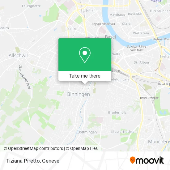 Tiziana Piretto map