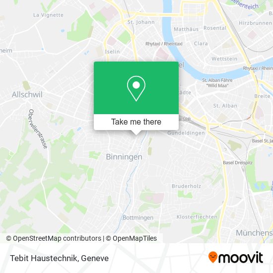 Tebit Haustechnik map