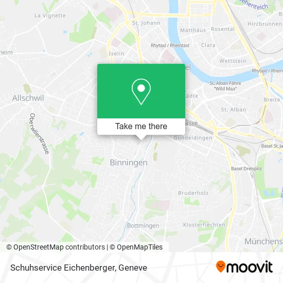 Schuhservice Eichenberger map