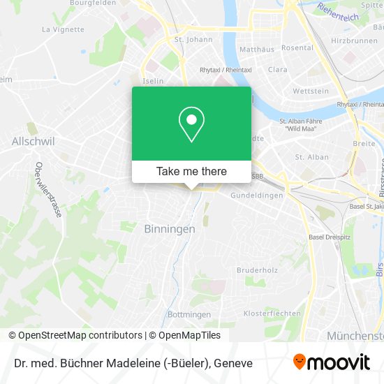 Dr. med. Büchner Madeleine (-Büeler) map