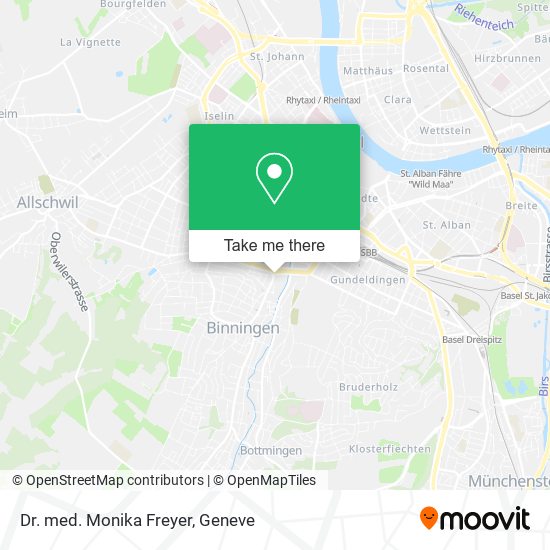 Dr. med. Monika Freyer map