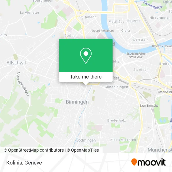 Kolinia map