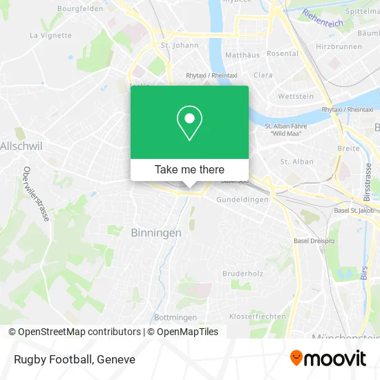 Rugby Football map
