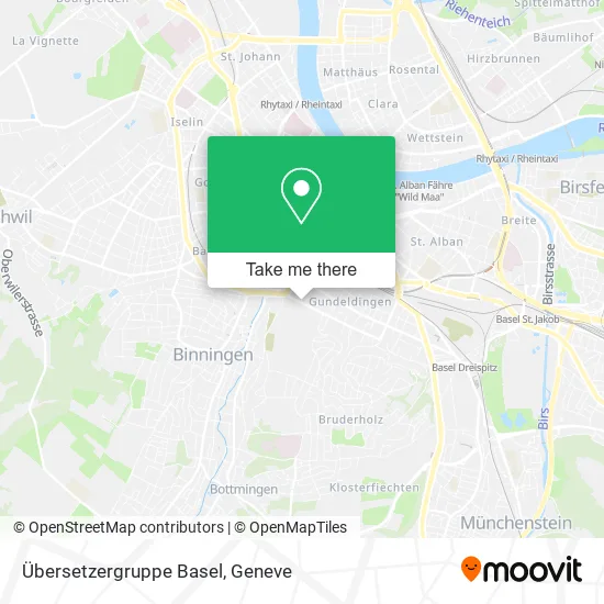 Übersetzergruppe Basel map