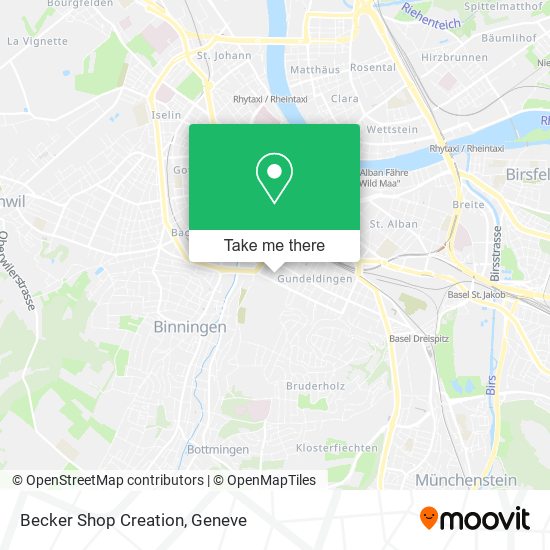 Becker Shop Creation map
