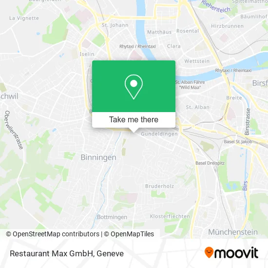 Restaurant Max GmbH map