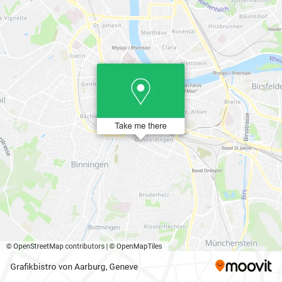 Grafikbistro von Aarburg map