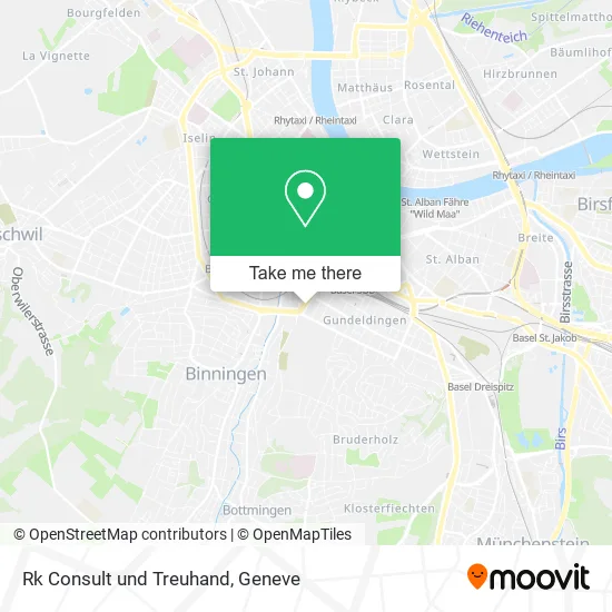 Rk Consult und Treuhand map