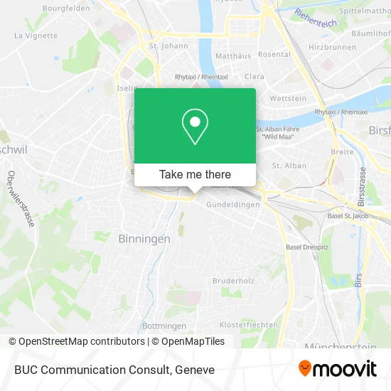 BUC Communication Consult map