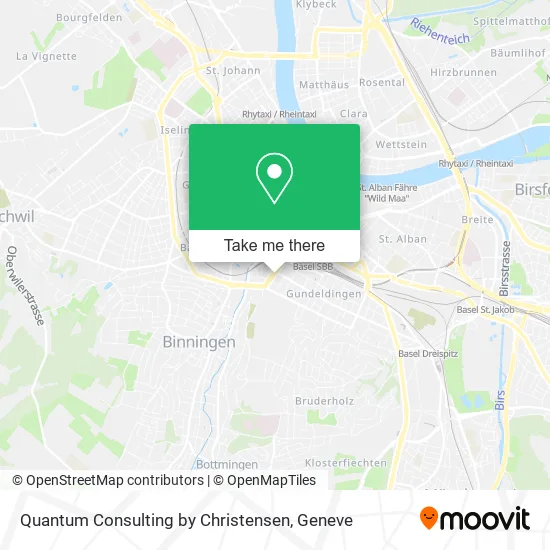 Quantum Consulting by Christensen map