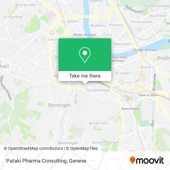Pataki Pharma Consulting map