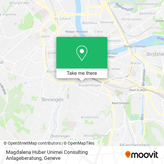 Magdalena Huber Unimei Consulting Anlageberatung map