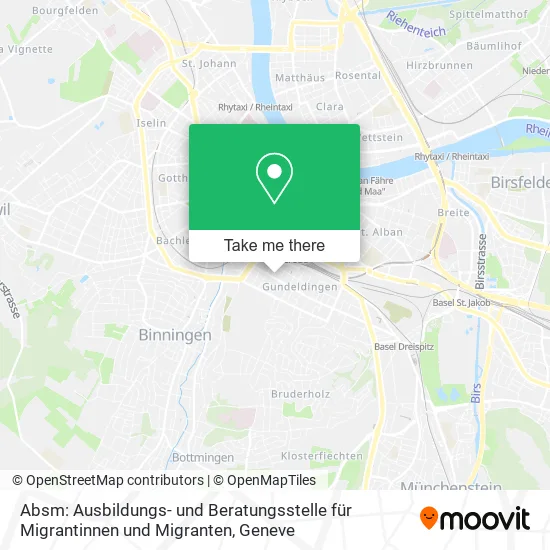 Absm: Ausbildungs- und Beratungsstelle für Migrantinnen und Migranten map