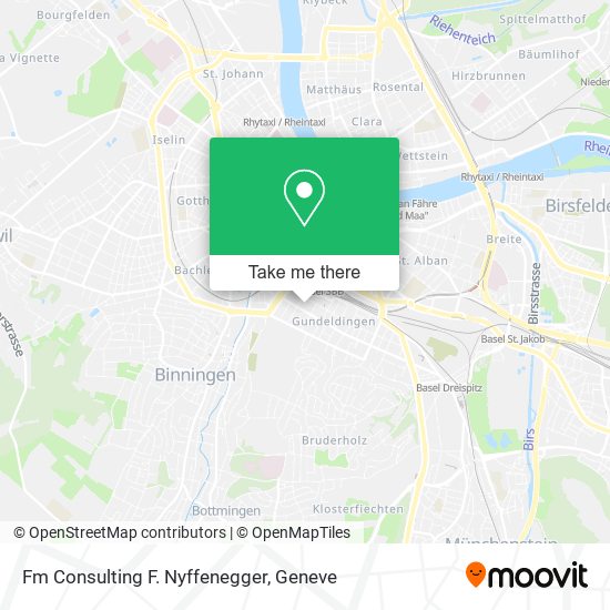 Fm Consulting F. Nyffenegger map