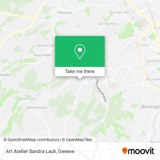 Art Atelier Sandra Lack map