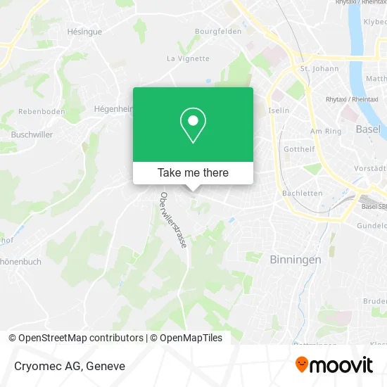 Cryomec AG map