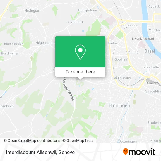 Interdiscount Allschwil map