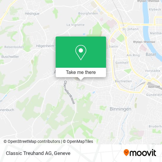 Classic Treuhand AG map