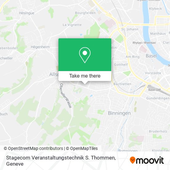 Stagecom Veranstaltungstechnik S. Thommen plan