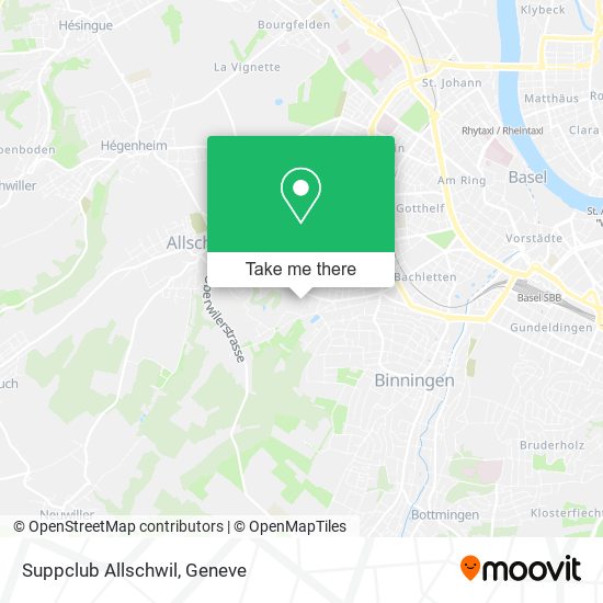 Suppclub Allschwil map