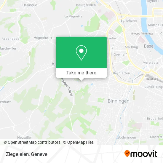Ziegeleien map