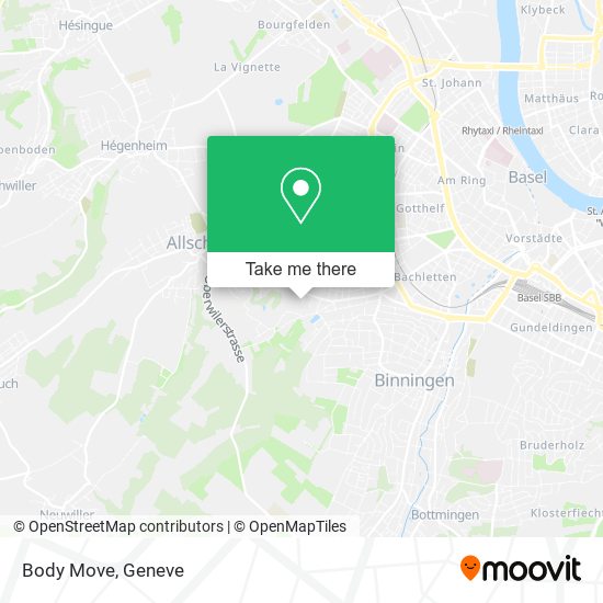 Body Move map