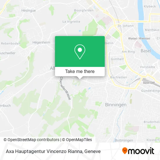 Axa Hauptagentur Vincenzo Rianna map