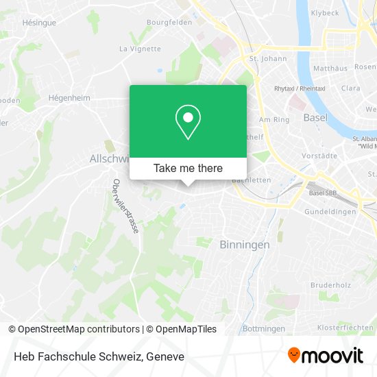 Heb Fachschule Schweiz map