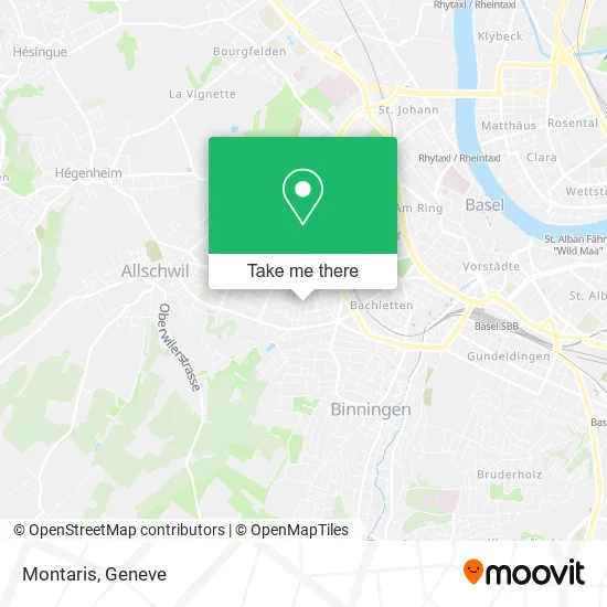 Montaris map