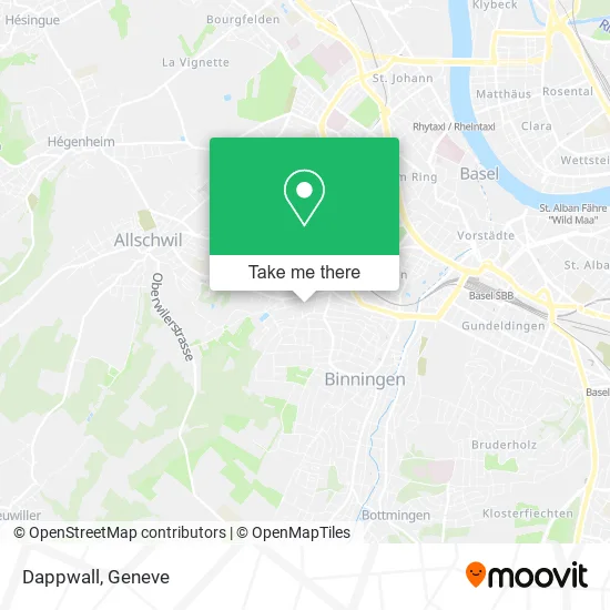 Dappwall map