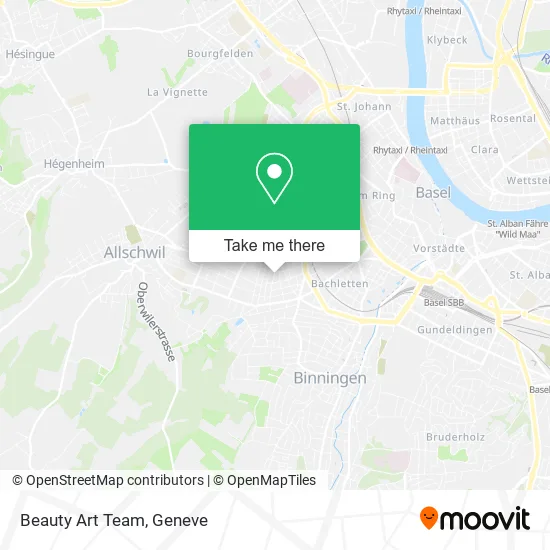 Beauty Art Team map