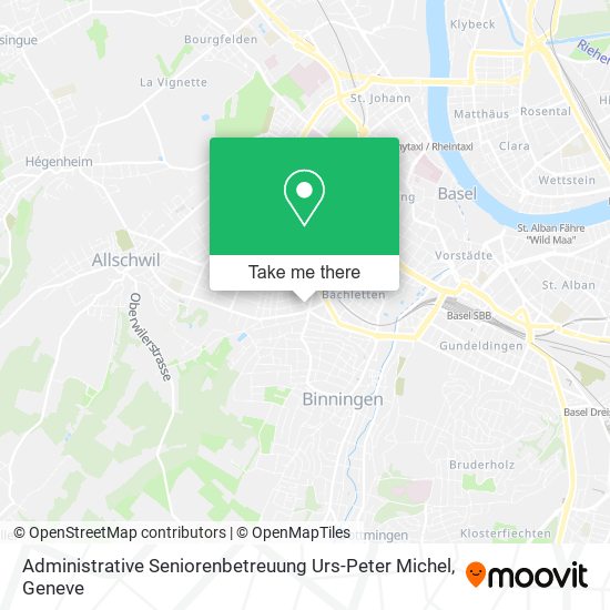 Administrative Seniorenbetreuung Urs-Peter Michel map