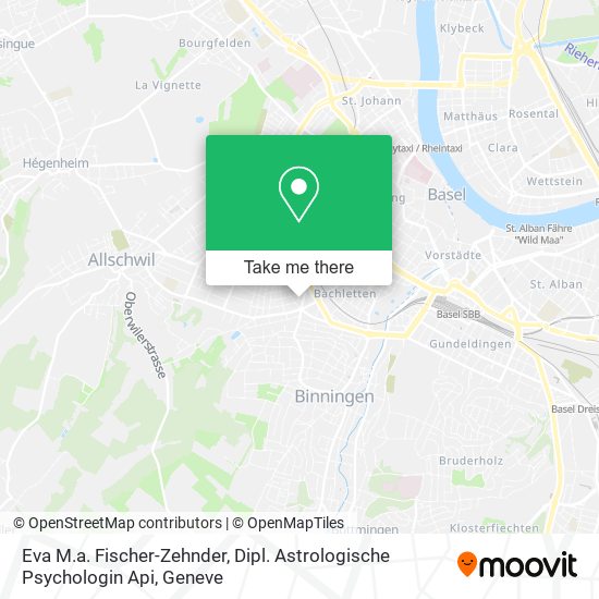 Eva M.a. Fischer-Zehnder, Dipl. Astrologische Psychologin Api map