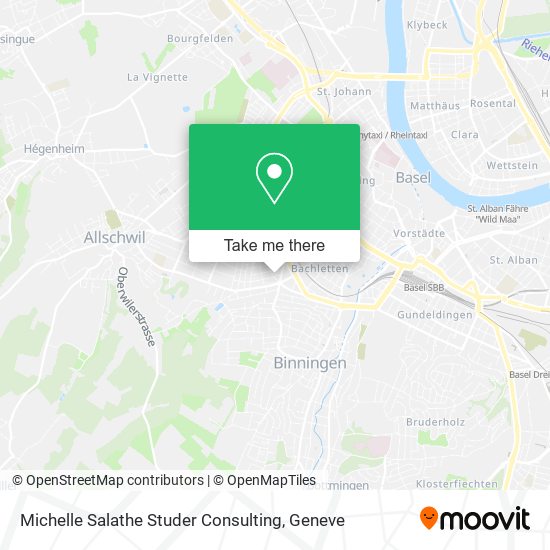 Michelle Salathe Studer Consulting map