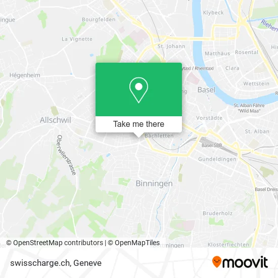 swisscharge.ch map