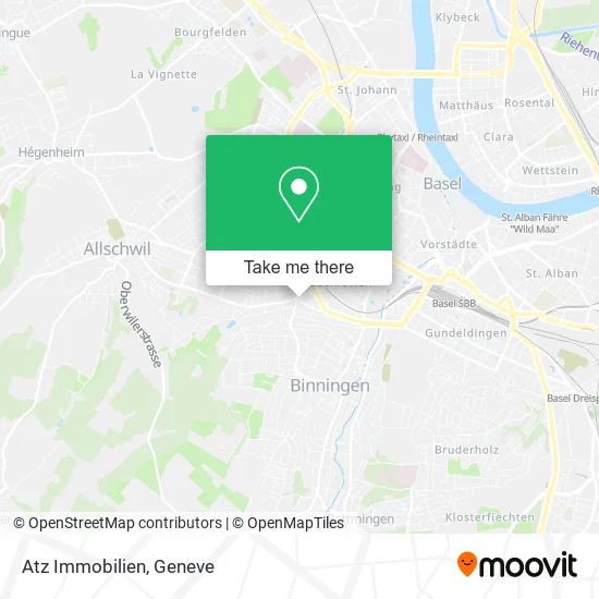 Atz Immobilien map
