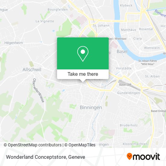 Wonderland Conceptstore map