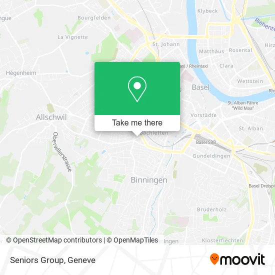 Seniors Group map